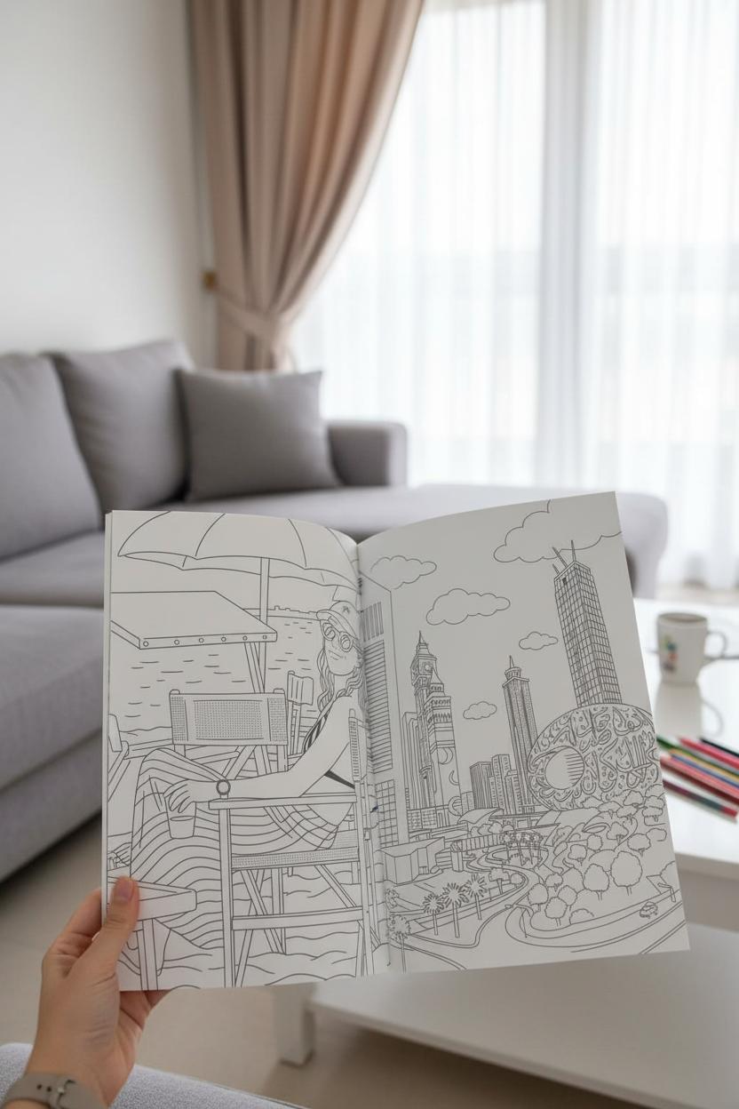 Hand-illustrated line art